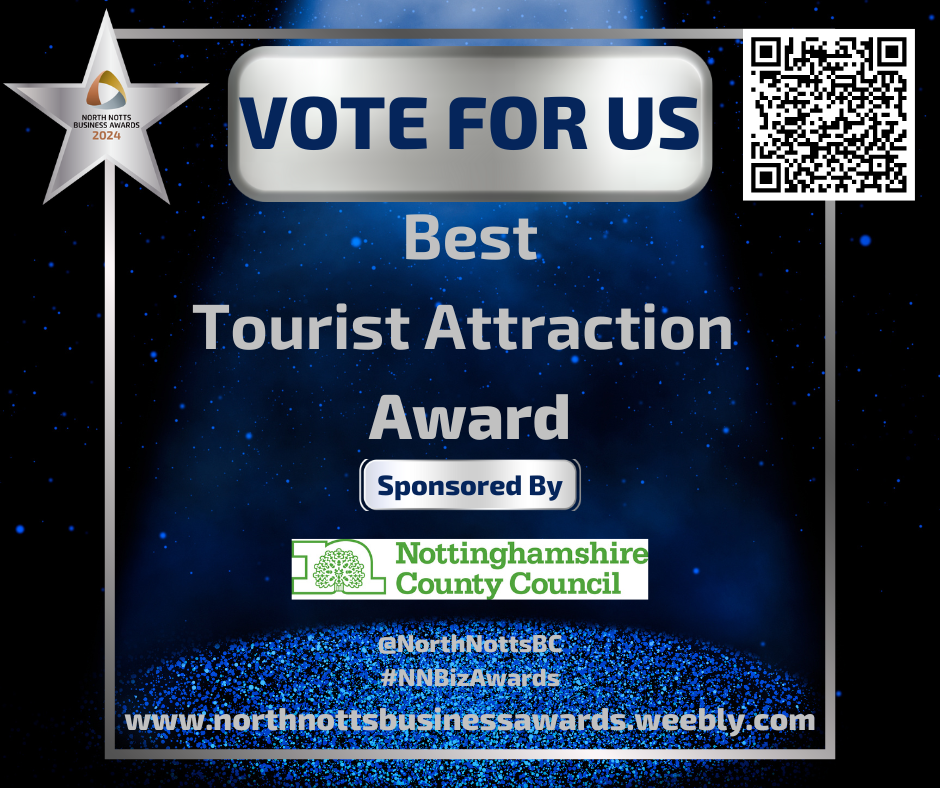 North Notts Business Awards 2024 Best Tourist Attraction Award nominee